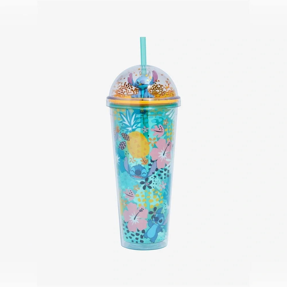 Disney Stitch Tropical Dome Acrylic Travel Cup